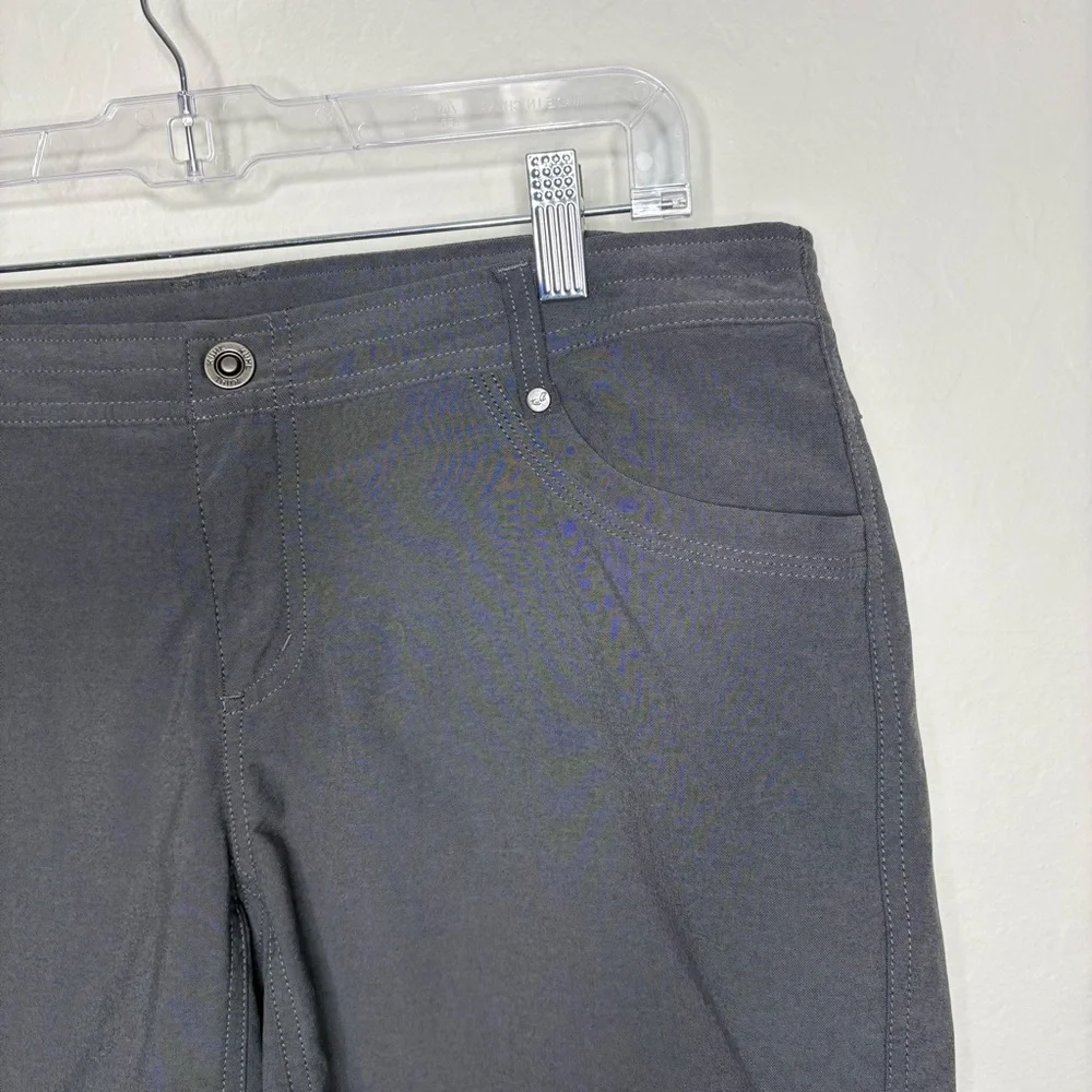 Kuhl Trekr Shorts Charcoal Gray 8” Hiking Outdoor Stretch Women’s Size 14 - Picture 2 of 11